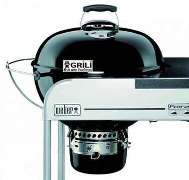 Вугільний гриль Performer Deluxe GBS 57 см Weber 15501004 Код: 003480