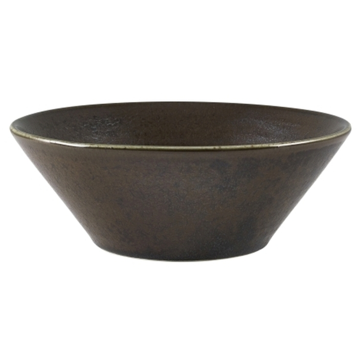 Миска конусная 16 см, 540 мл, Terra Porcelain Black, GenWare