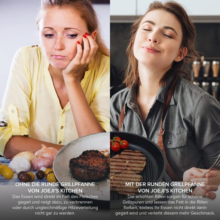 Сковорідка для стейків 27 cм joeji's Kitchen