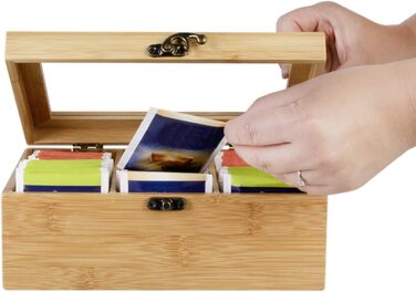 Органайзер для чайных пакетиков, 6 отделений, бамбук Wenco