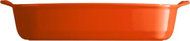 Форма для запікання прямокутна 36,5 x 23,5 x 7 см, помаранчева Emile Henry