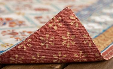 Бавовняні килимки для серветок, набір з 4 шт. , декоративні килимки для серветок, пасхальні килимки, що миються, для свят, вечерь, весни, літа (33 см x 48 см) (07 - Новели), 39Hermine 100