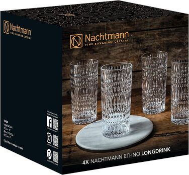 Набор стаканов для лонгдринков 0,4 л, 4 предмета, Ethno Nachtmann