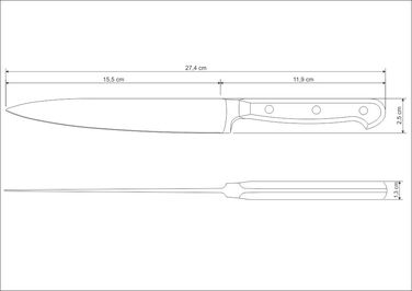 Ніж поварський TRAMONTINA CENTURY, 152 мм (508389)