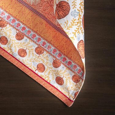 Бавовняні килимки для серветок, набір з 4 шт. , декоративні килимки для серветок, пасхальні килимки, що миються, для свят, вечерь, весни, літа (33 см x 48 см) (15 - Свято врожаю), 39Hermine 100