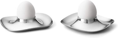 Набір з 2 підставок для яєць, нержавіюча сталь Cobra Georg Jensen
