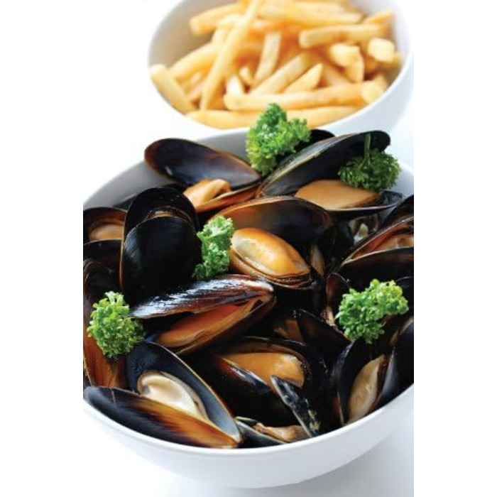 Эмалированный горшок для мидий 4,85 л, черный Kitchencraft
