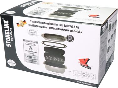 Сковорода-жаровня 39 х 22 см 5,9 л STONELINE