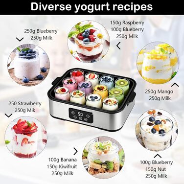 Йогуртница на 12 баночек по 180 мл TECKZOON