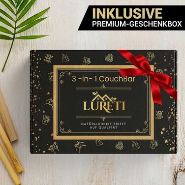 Органайзер для снеків 26,7 х 39,5 х 8 см чорний LURETI