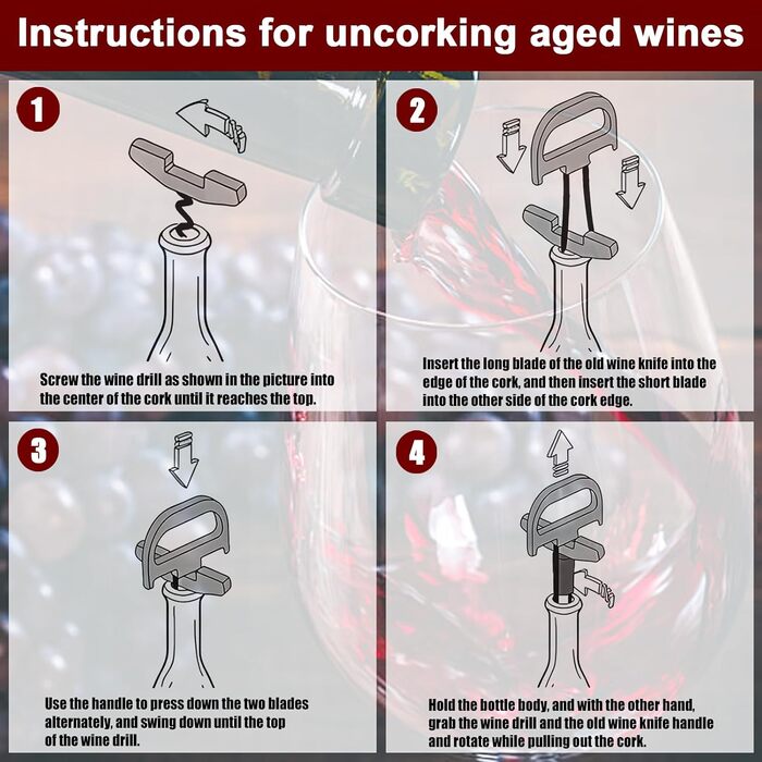 Двосторонній штопор для вина ZONSUSE