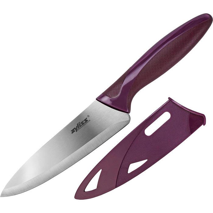 Набор ножей Zyliss E72404 3 шт., 9 см / 10 см / 14 см, зеленый/красный/фиолетовый, набор кухонных ножей Универсальный нож / нож для очистки овощей / нож для очистки овощей / нож для очистки овощей, 5 лет гарантии Набор из 3 ножей