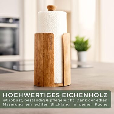 Тримач для кухонних рулонів, дерево дуба WALDWERK