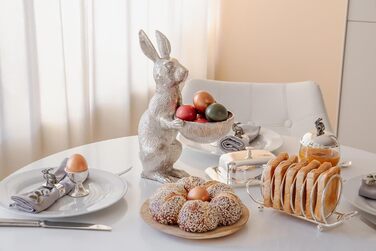 Фігурка кролика з мискою 31 см EDZARD