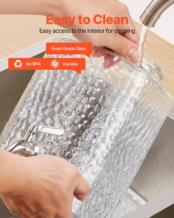 Диспенсер для напоїв  з двома резервуарами 5,5 л VEVOR