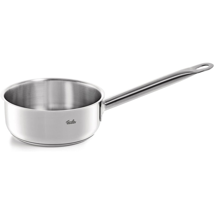 Набір посуду Fissler San Francisco/Нержавіюча сталь, 5 предметів, набір посуду, каструлі зі скляною кришкою, індукція (3 каструлі, 1 каструля для тушкування, 1 каструля) Індукція
