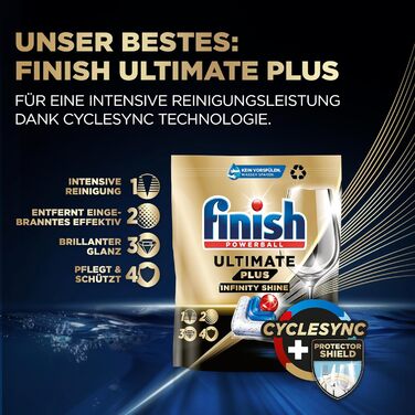 Таблетки для посудомийної машини без фосфатів 180 таблетками Finish