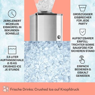 Льдоизмельчитель с поддоном для капель 3,5 л Oneconcept