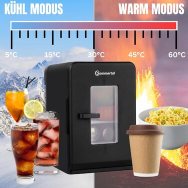 Мини-холодильник 15 л черный Sommertal