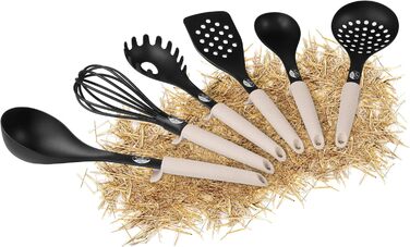 Набір кухонного начиння Natural Line, 6 предметів, бежевий STONELINE