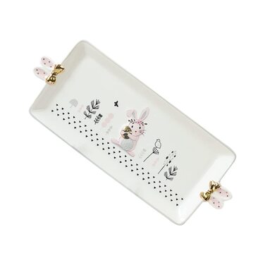 Керамічна сервірувальна тарілка до Великодня SOLUSTRE