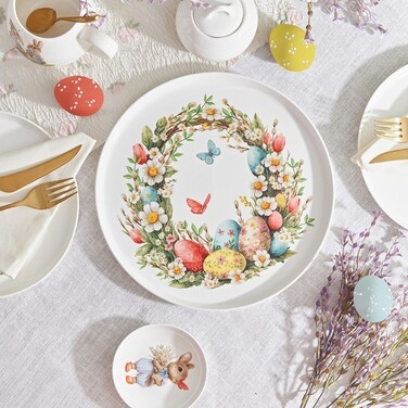Тарілка Fissman 25 см EASTER порцеляна (13688)