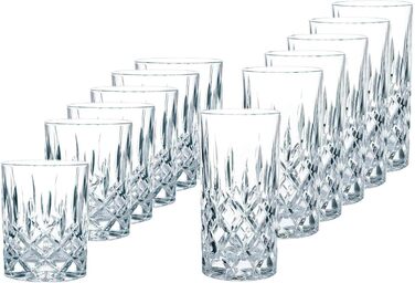 Набір з 12 барних склянок для віскі та лондринків, Noblesse Nachtmann
