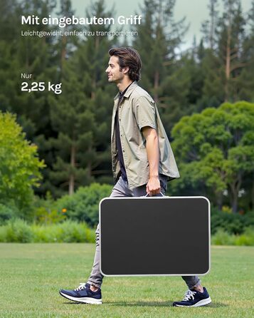 Кемпінговий стіл чорний WOLTU