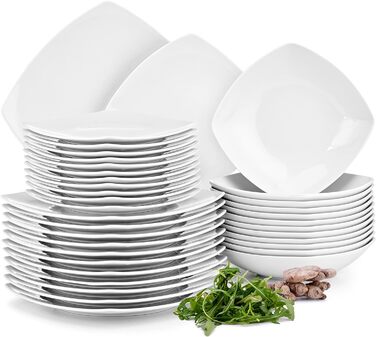 Набор тарелок на 12 персон, 36 тарелок Konsimo