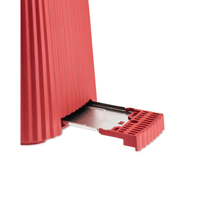 Тостер 25х34х18, 5 см, червоний Plissé Alessi