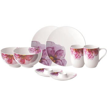 Набір посуду для сніданку, 8 предметів Rose Garden Villeroy & Boch