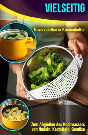 Друшляк для пасти з нержавіючої сталі 4happy