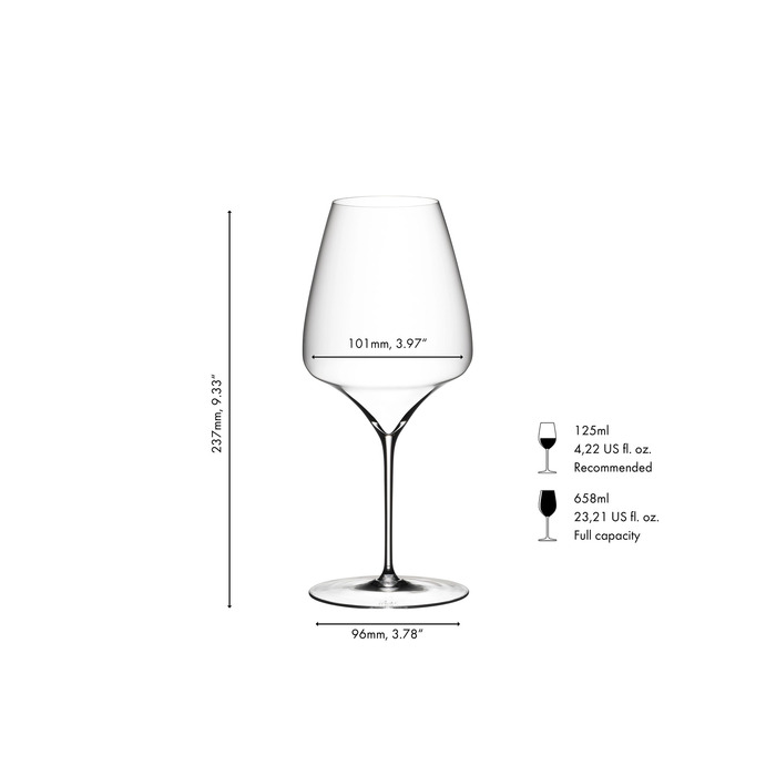 Келих для червоного вина Сіра 658 мл, Manufaktur Vitis Riedel