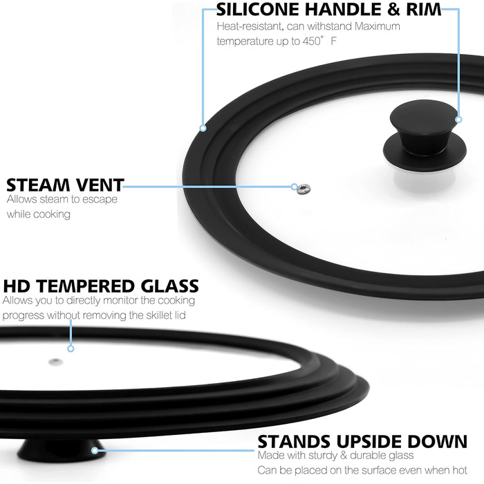 Універсальна силіконова кришка для посуду Anaeat