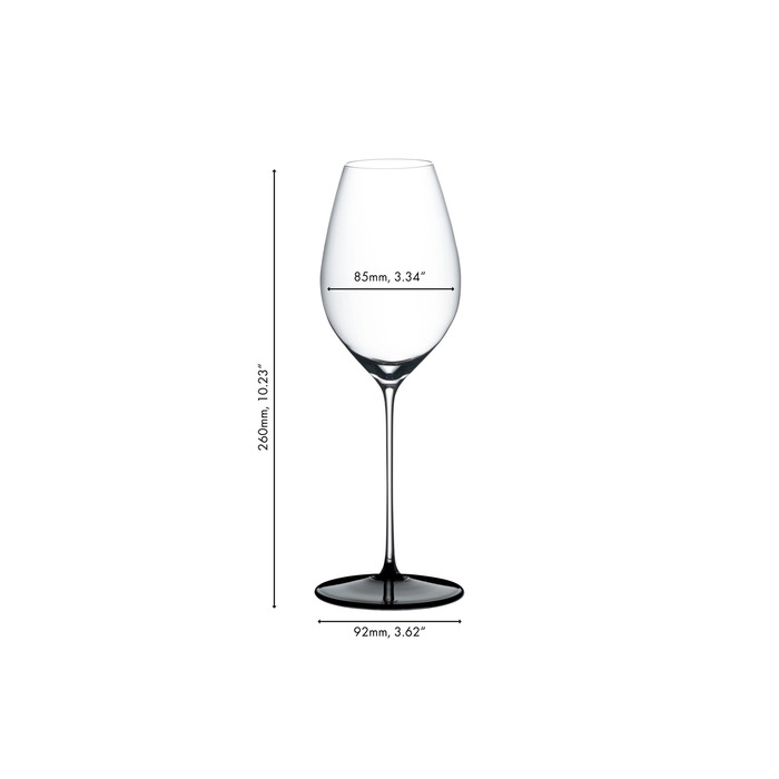 Бокал для шампанского/Совиньон Блан 464 мл, Fatto A Mano Black Tie Riedel