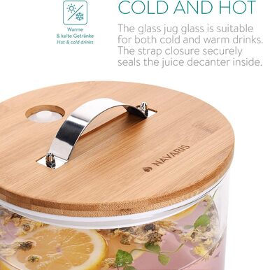 Диспенсер для напоїв зі сталевим краном 5 л Navaris