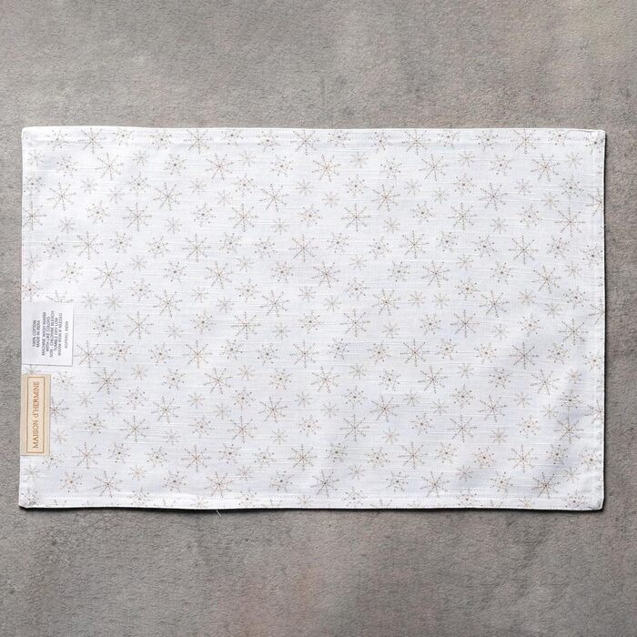 Бавовняні килимки для серветок, набір з 4 шт. , декоративні килимки для серветок, пасхальні килимки, що миються, для свят, вечерь, весни, літа (33 см x 48 см) (02 - Chromo), 39Hermine 100