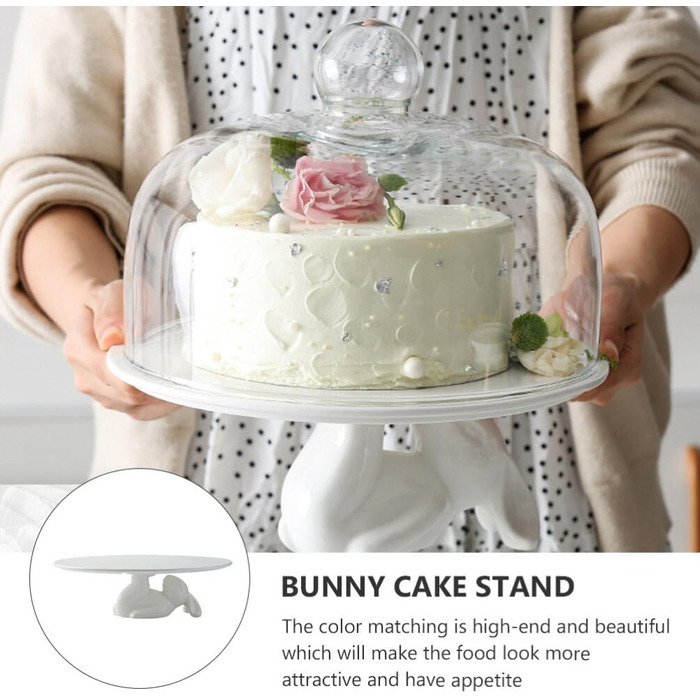 Керамічна підставка для торта 25 см YARNOW