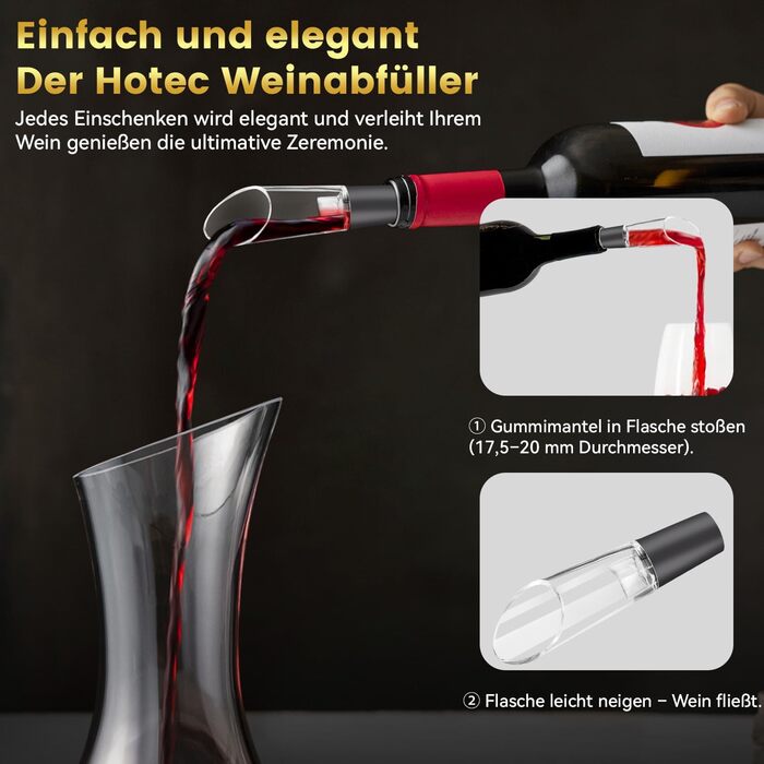 Набір для відкривання винних пляшок Hotec