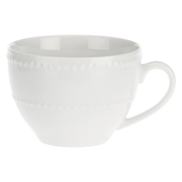 Чашка для чая с блюдцем La Porcellana Bianca COLLINA, фарфор, 350 мл