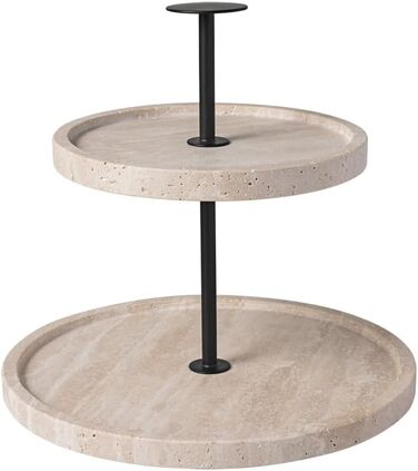Етажерка 2-ярусна 24,5 см, бежевий Travertine Manufacture Villeroy & Boch