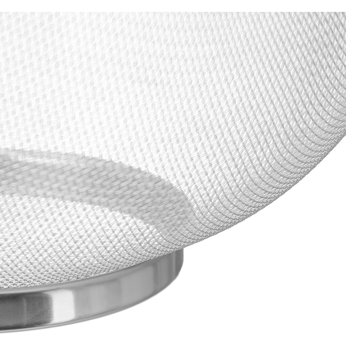 Друшляк з нержавіючої сталі з ручками та кільцевою основою Relaxdays