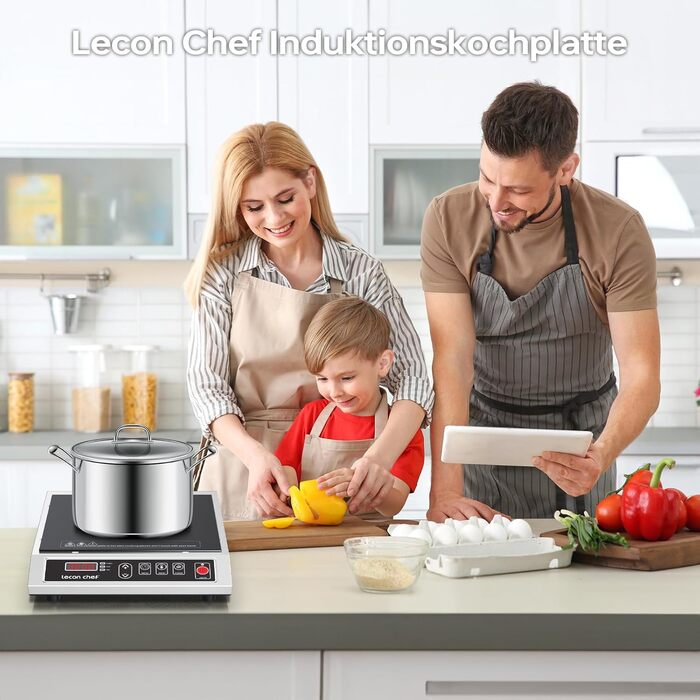 Індукційна варильна поверхня 3500 Вт lecon chef