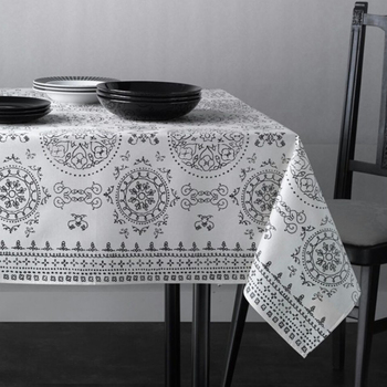 Скатертина Atenas Home Textile Argos Blanco, бавовна з покриттям