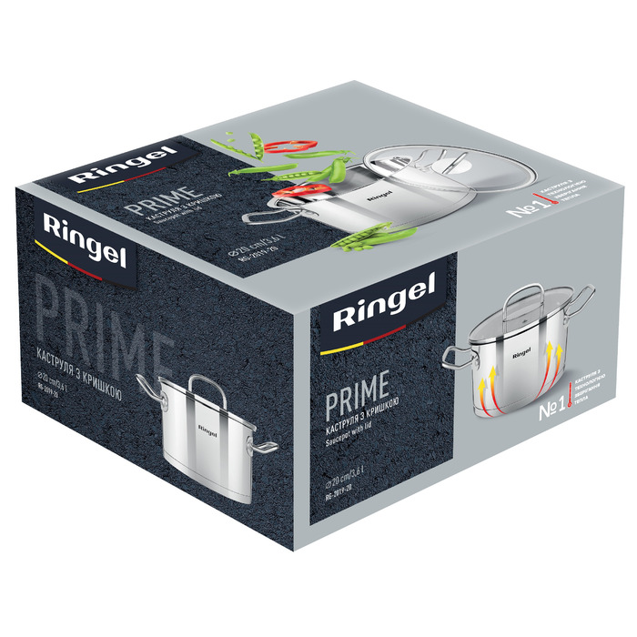 Кастрюля RINGEL Prime 20 см 3.6л (6733714)