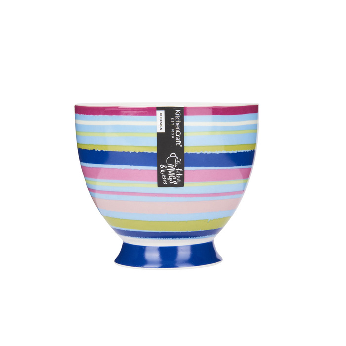 Чашка Kitchen Craft BRIGHT STRIPE, фарфор, 400 мл