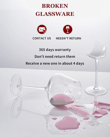 Набор бокалов для вина 4 шт 545 мл JBHO