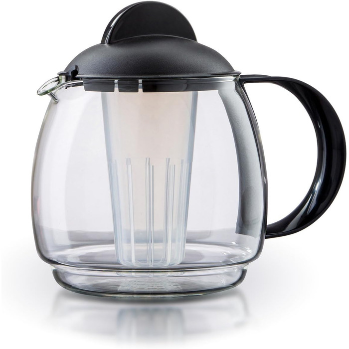 Чайник заварочный стеклянный 1,8 л с фильтром для чая Boral