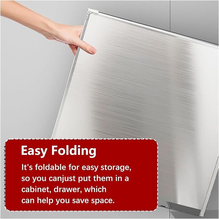 Защита от брызг масла из нержавеющей стали 40 х 40 см Generisch