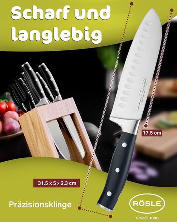 Ніж кухарський 17,5 см Rosle